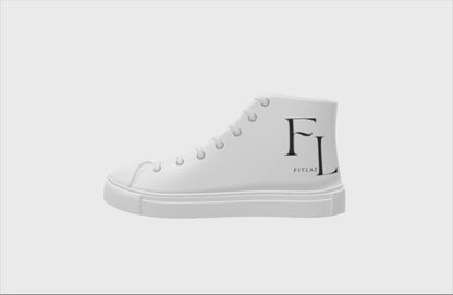 Women’s high top canvas shoes